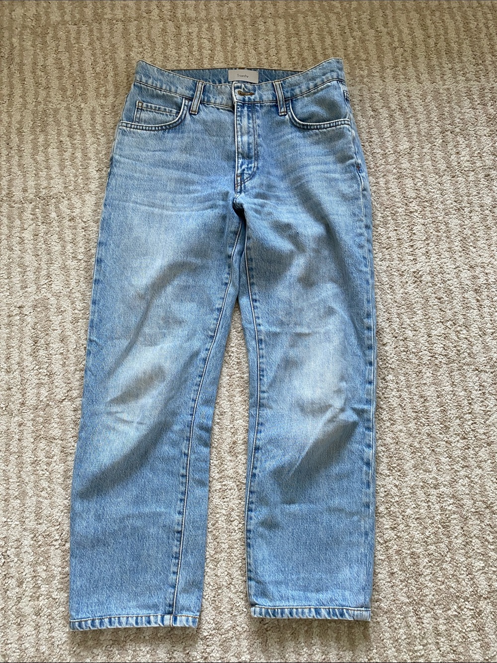 Triarchy Women's Light Blue Cropped Jeans size 25